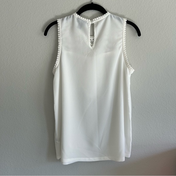 Halogen White Lace Tank - Picture 2 of 4